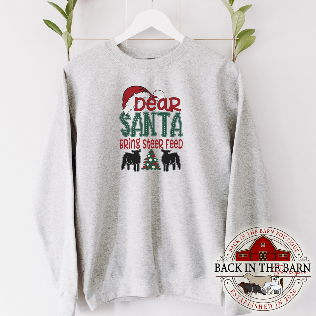 Dear Santa Cattle Crewneck