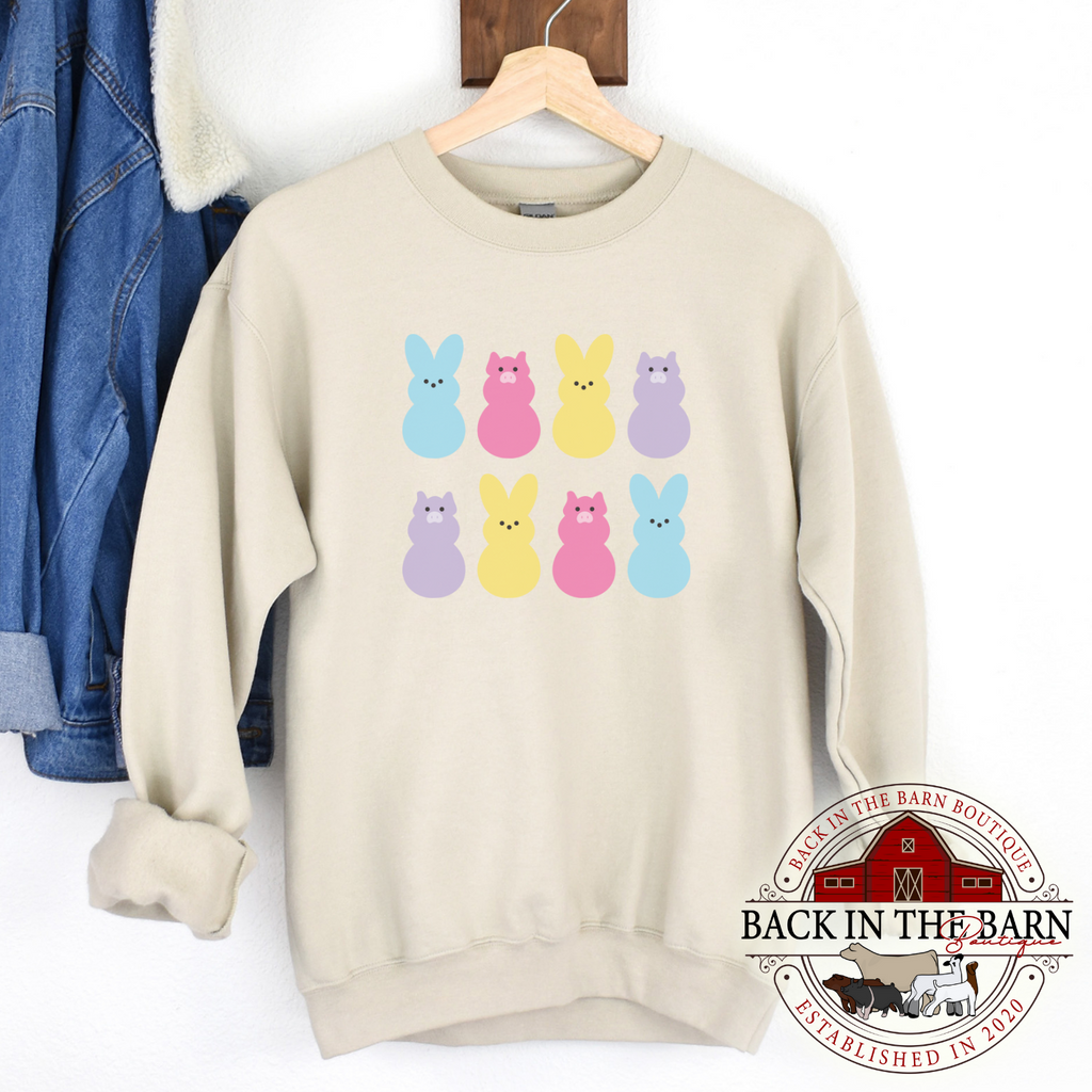 Sweet Treats Pig Easter Crewneck