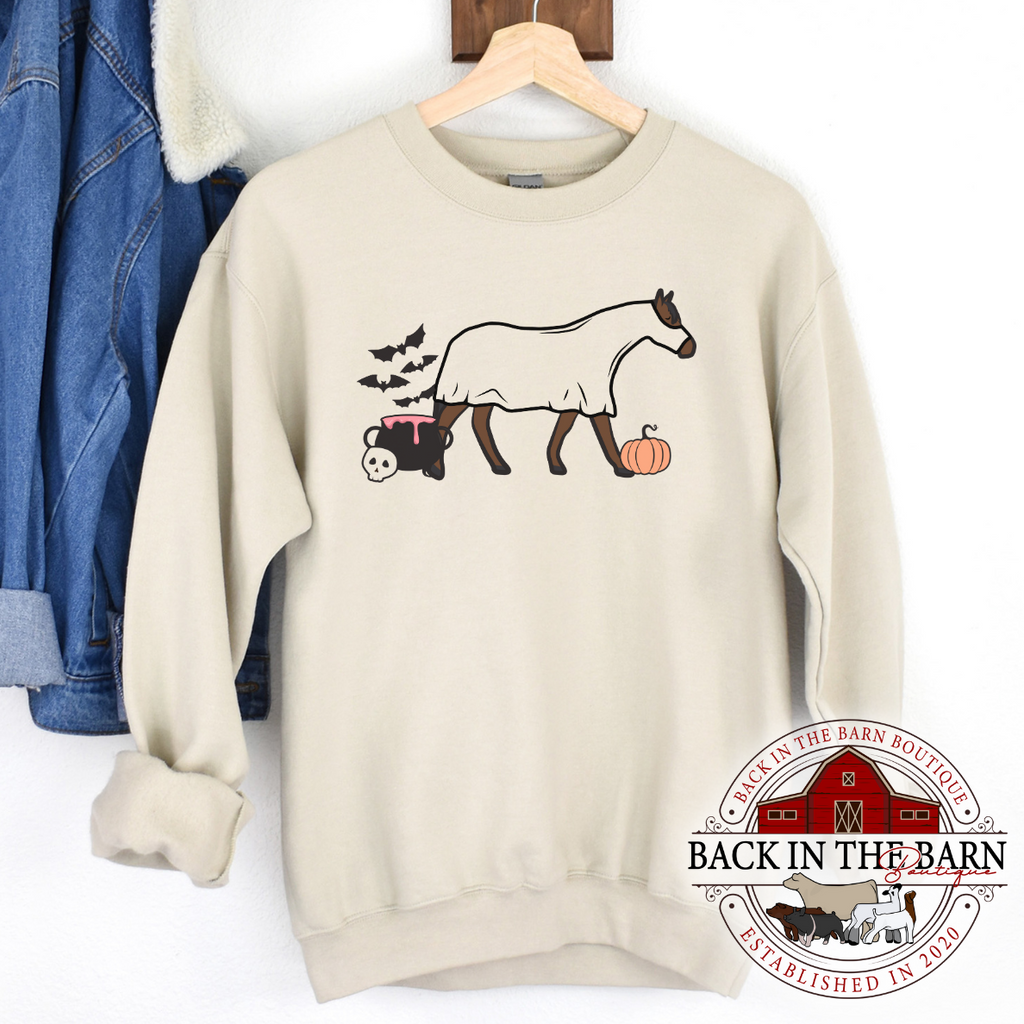 Spooky Season Horse Crewneck