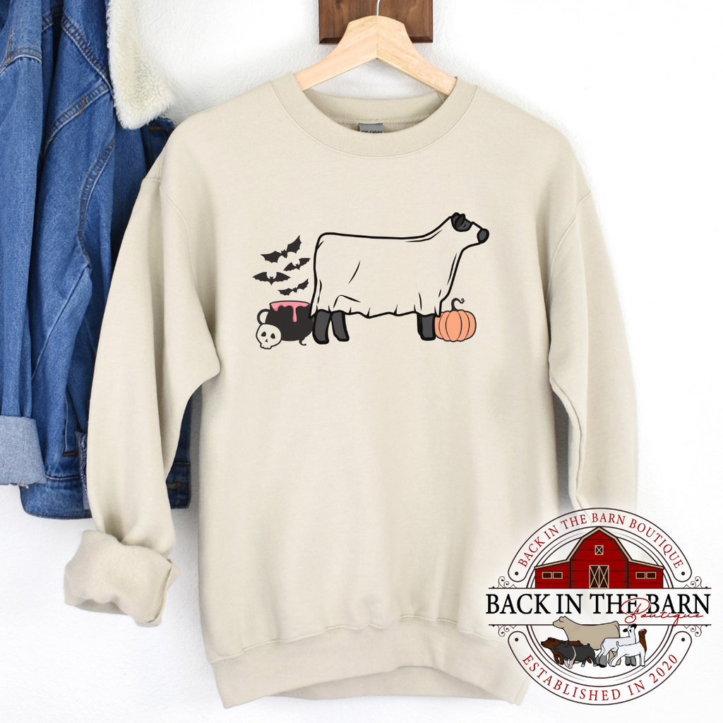 Spooky Season Cattle Crewneck
