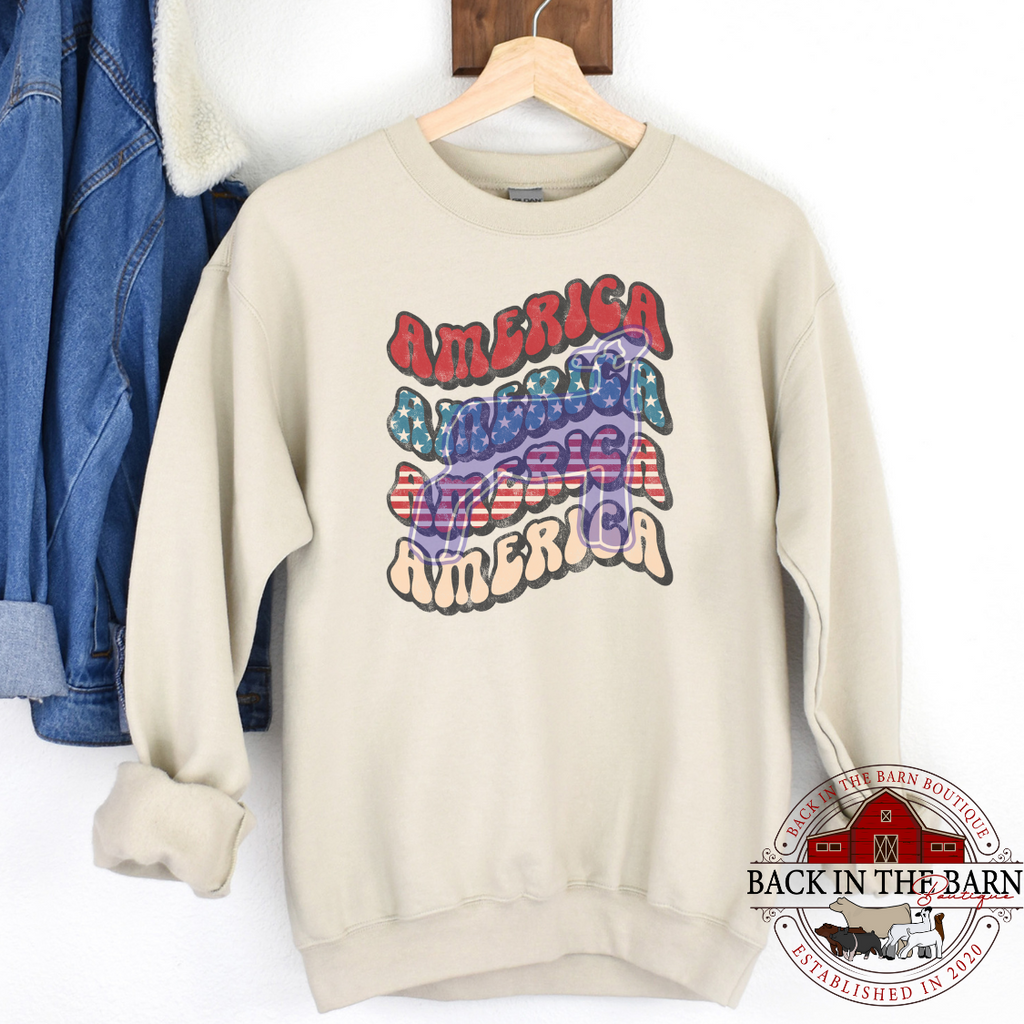 American Pride Lamb Crewneck