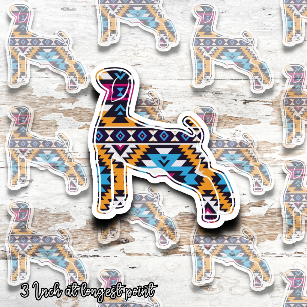 Aztec Goat Sticker