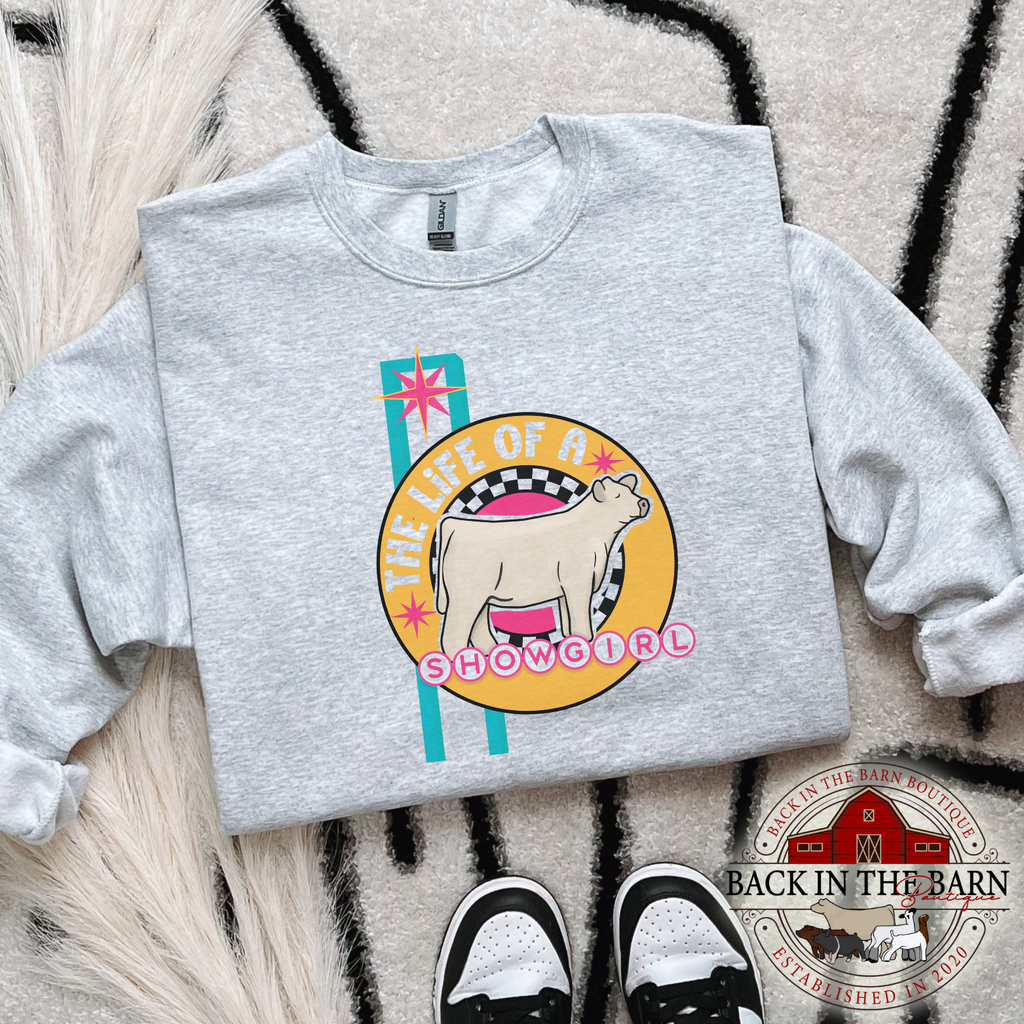 Life of a Showgirl Cattle Crewneck