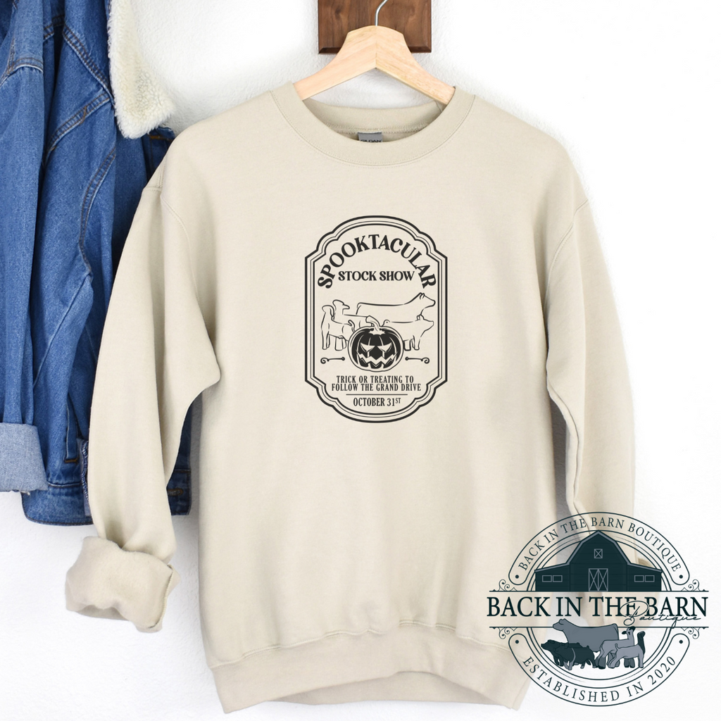 Spooktacular Stock Show Livestock Crewneck