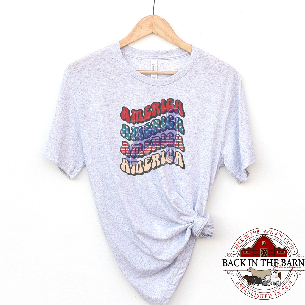 American Pride Goat Shirt