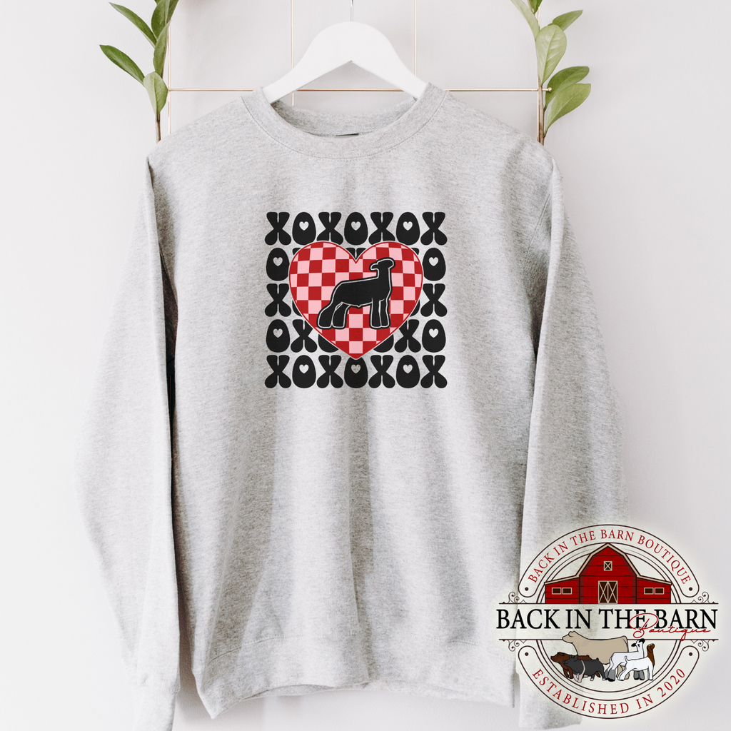 XOXO Lamb Crewneck