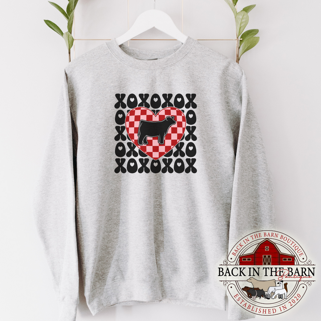 XOXO Cattle Crewneck