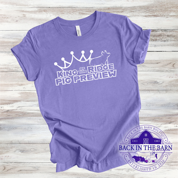 2023 King of the Ridge Pig Preview PREORDER Shirt