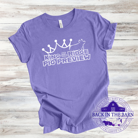 2023 King of the Ridge Pig Preview PREORDER Shirt