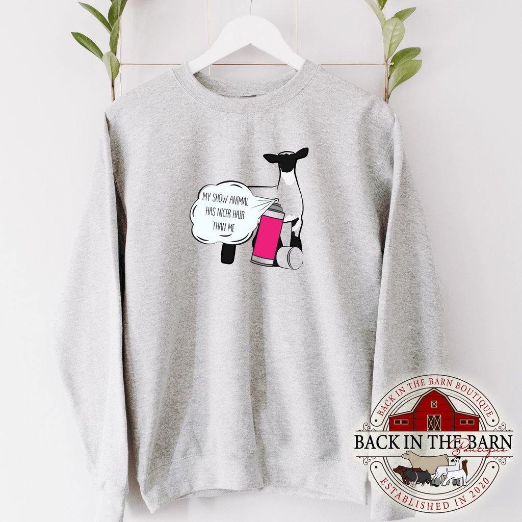 Nicer Hair Lamb Crewneck