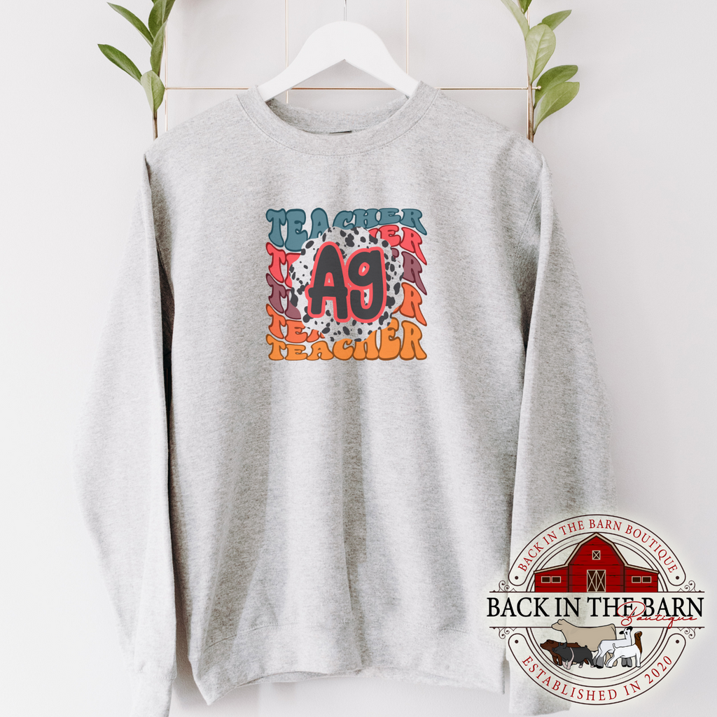 Bright Ag Teacher Crewneck