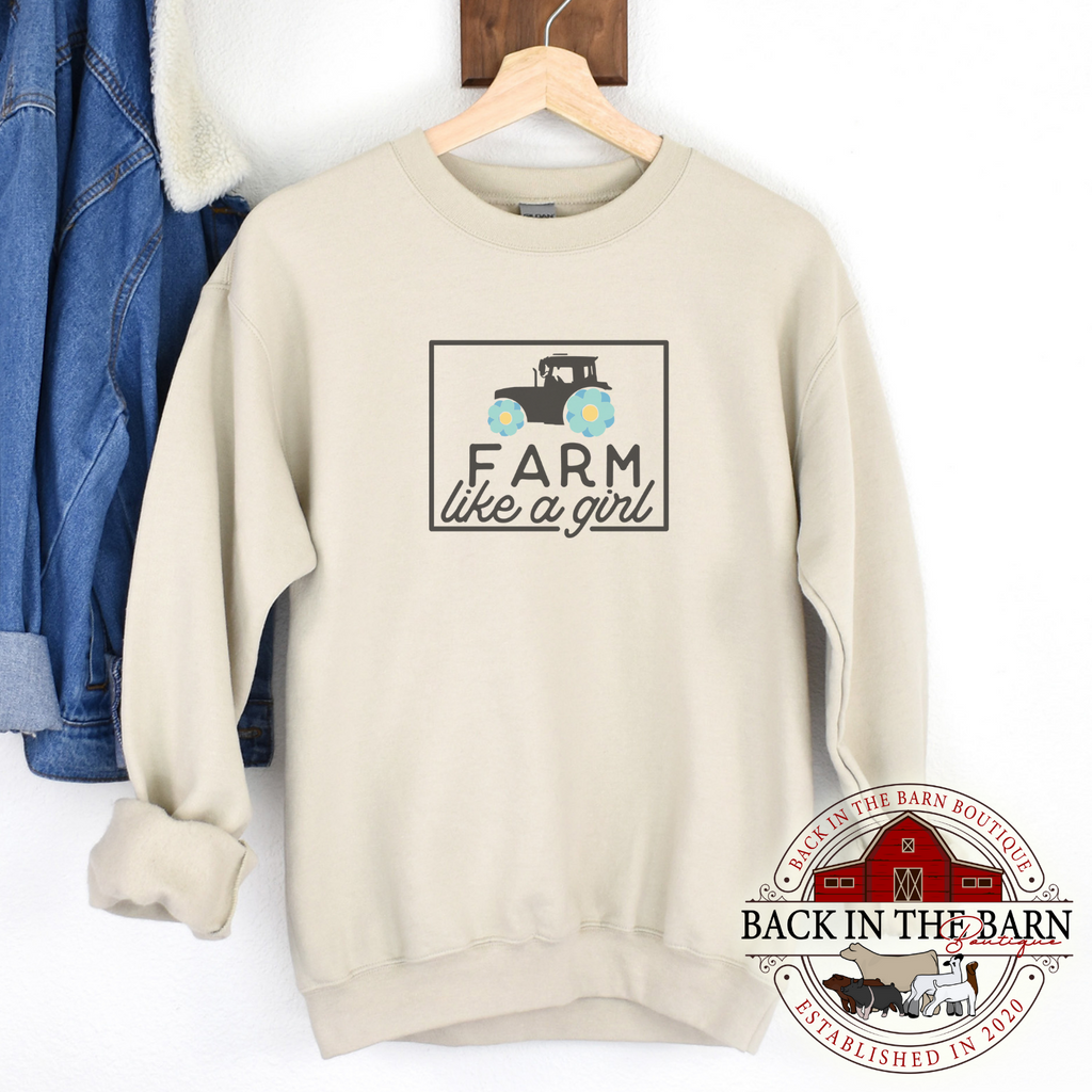 Farm Like A Girl Crewneck