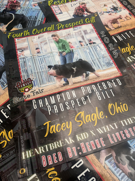 Vinyl Award Banner Ohio State Fair 2025