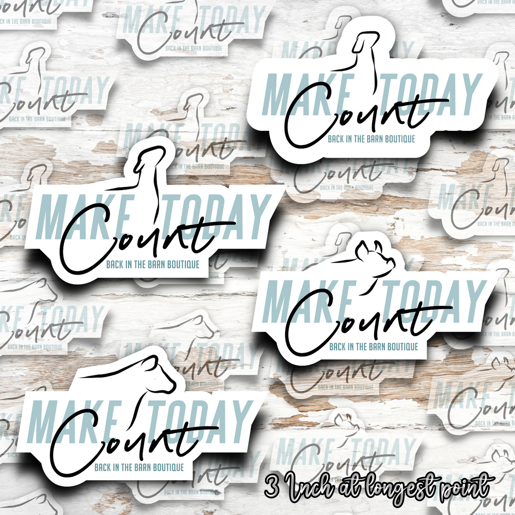 Count on it Livestock Stickers