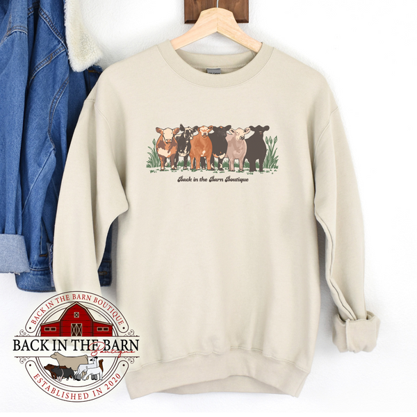 Cattle Grand Drive Livestock Crewneck