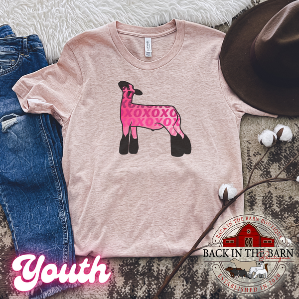 Pink Watercolor Lamb Shirt