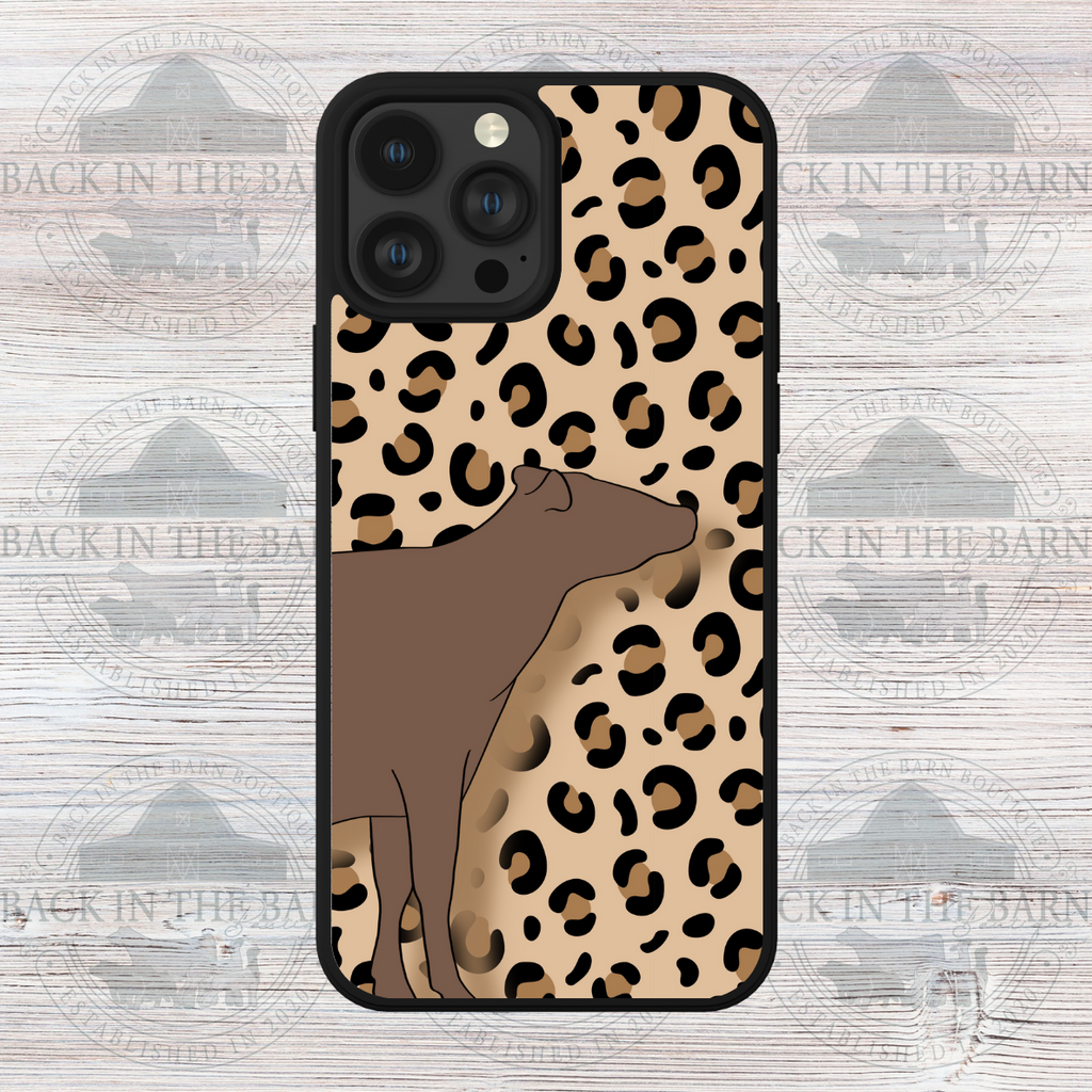 Cheetah Dairy Cattle Phone Case