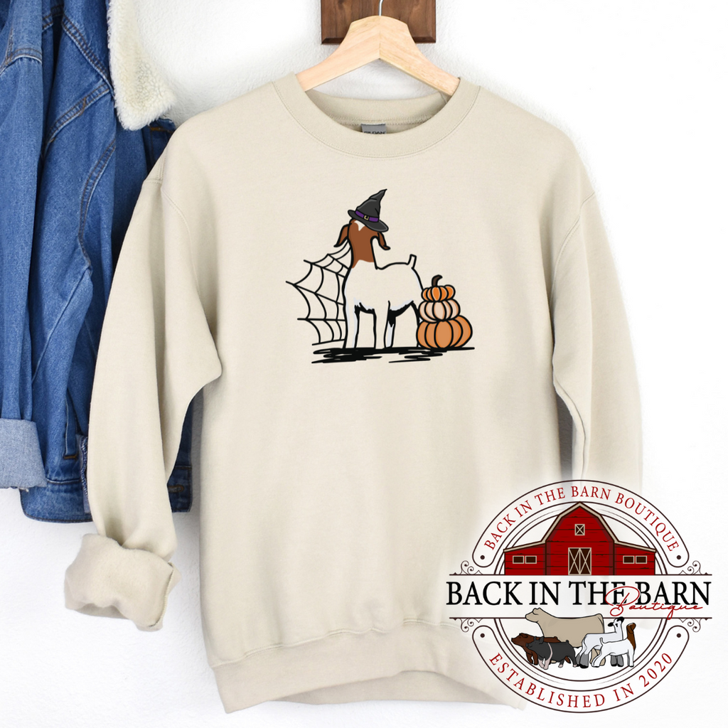 Pumpkin Stack Goat Crewneck