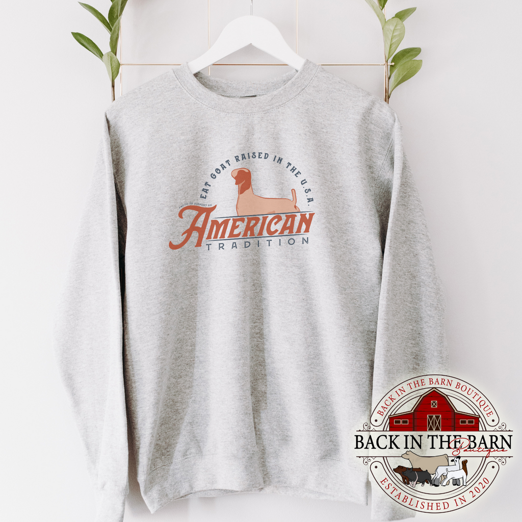 American Tradition Goat Crewneck