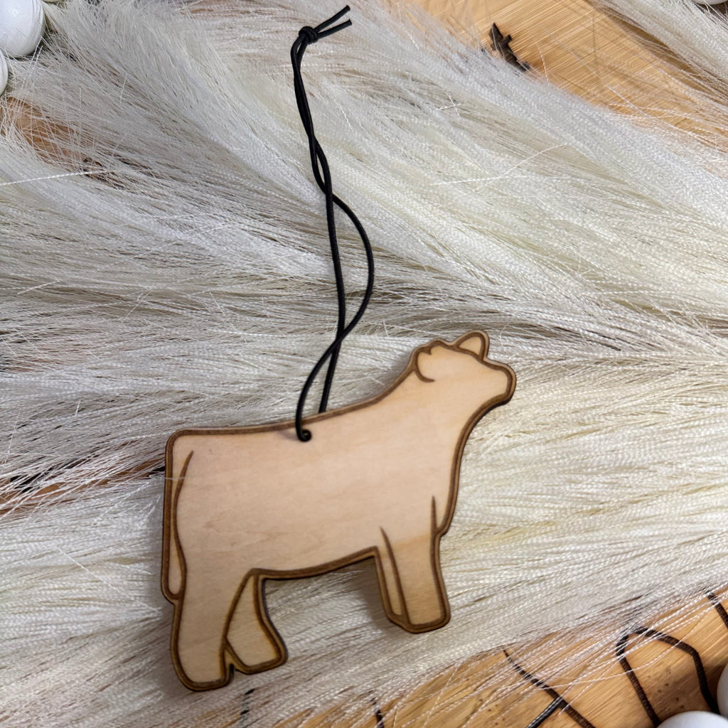 Wooden Cattle Freshie