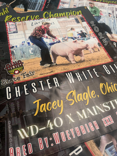 Vinyl Award Banner Ohio State Fair 2025
