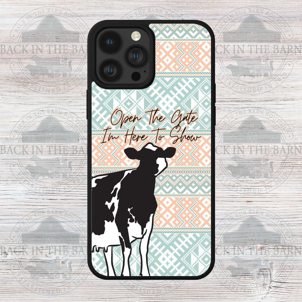 Open the Gate Dairy Cattle Phone Case