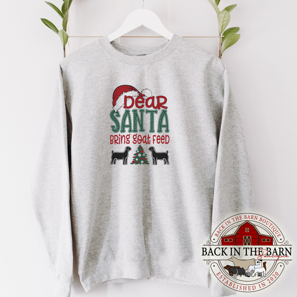 Dear Santa Goat Crewneck