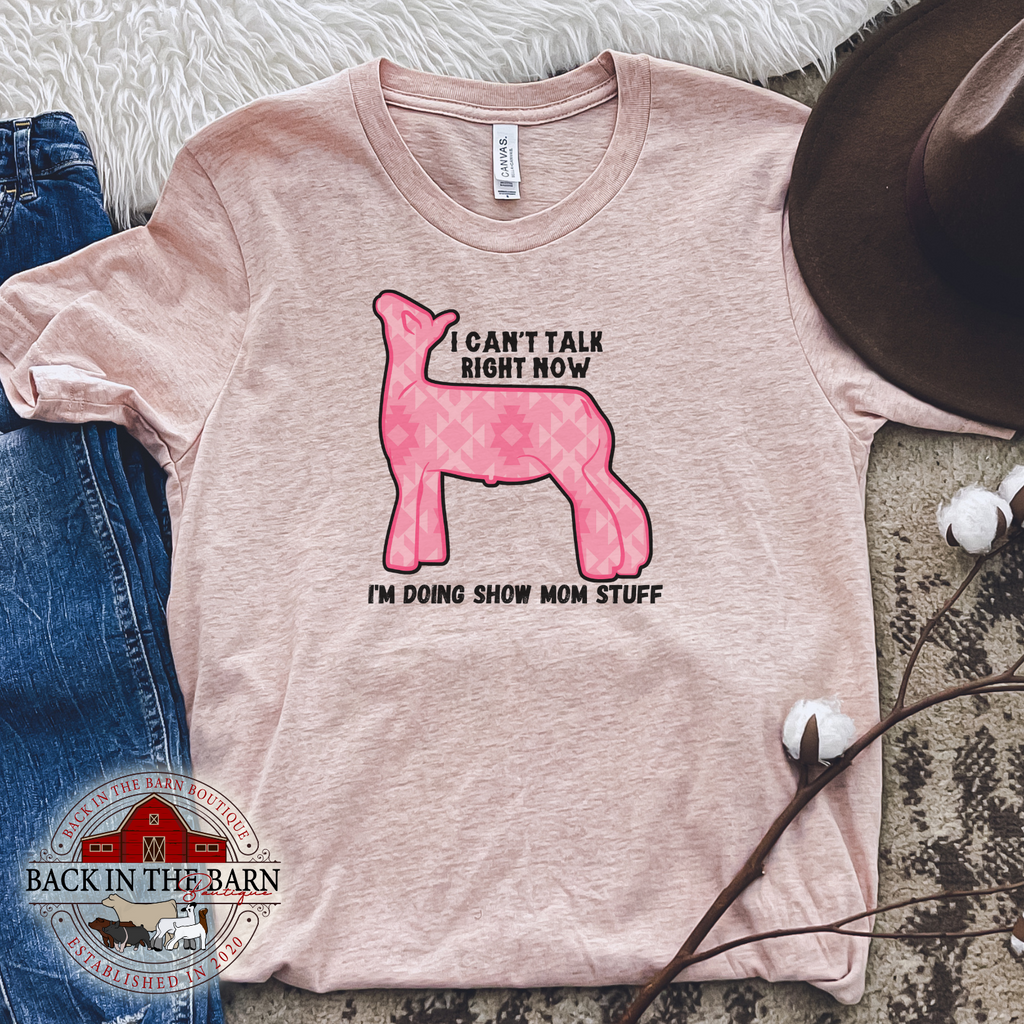 Pink Show Mom Stuff Lamb Shirt