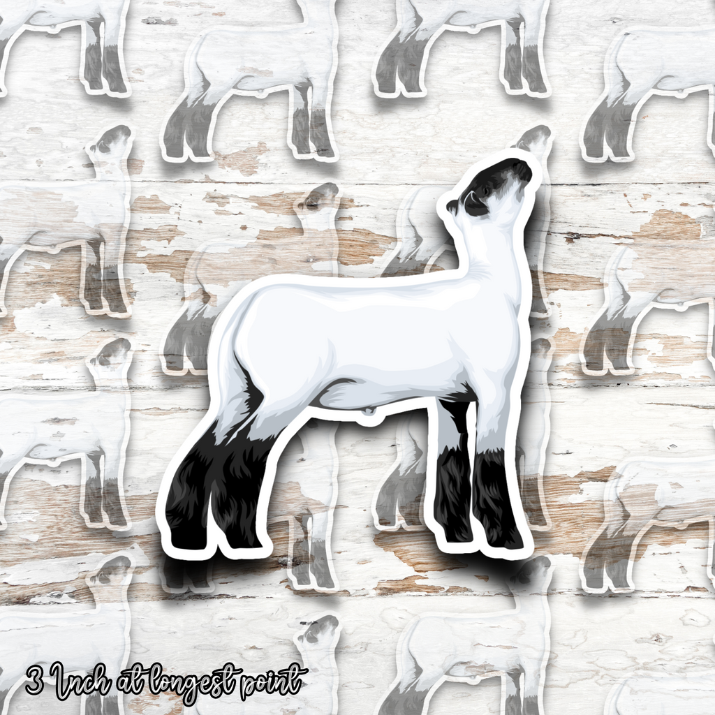 Realistic Lamb Stickers