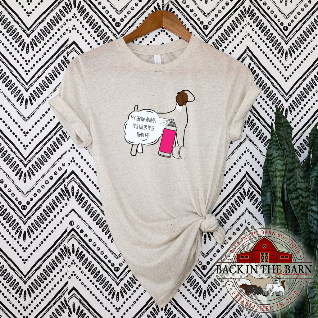 Nicer Hair Goat Shirt