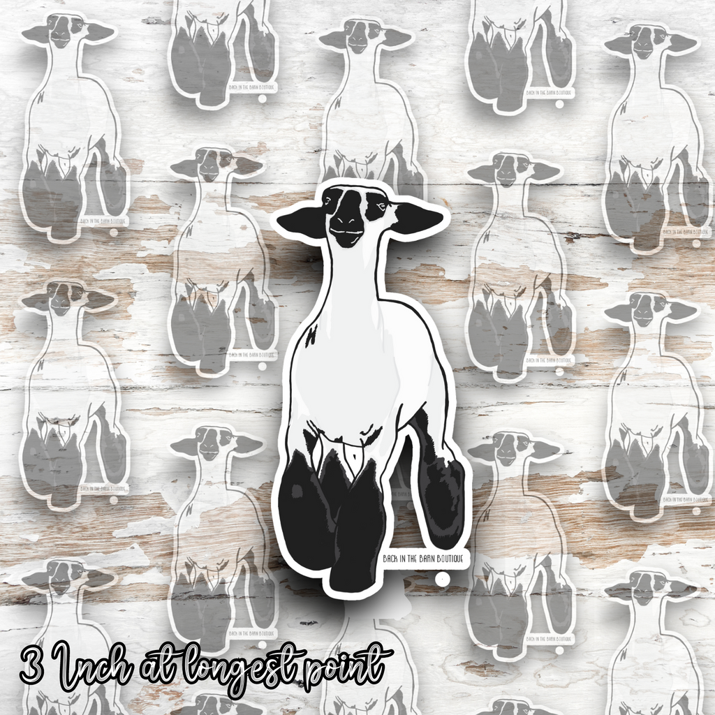 Show lamb Sticker