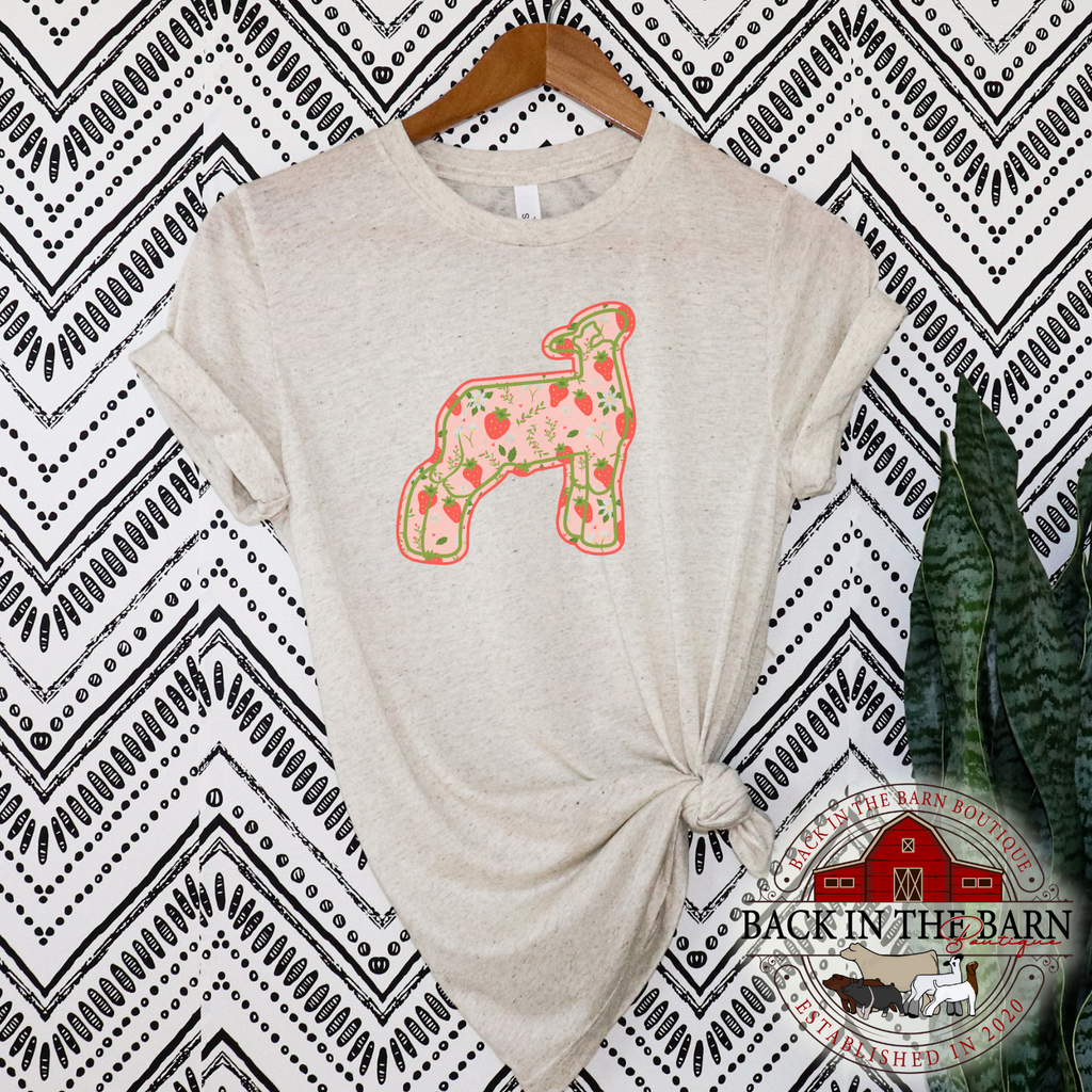 Strawberry Fields Lamb Shirt