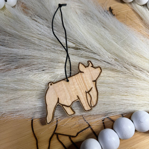 Wooden Pig Freshie
