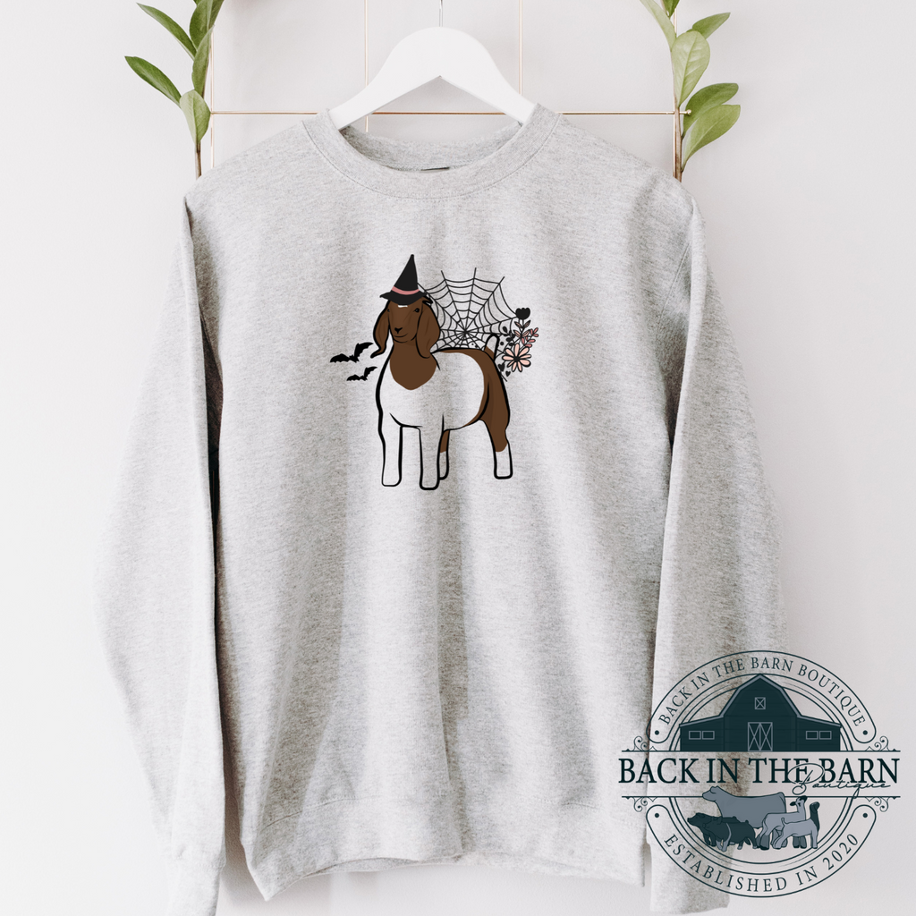 Witchy Livestock Goat Crewneck