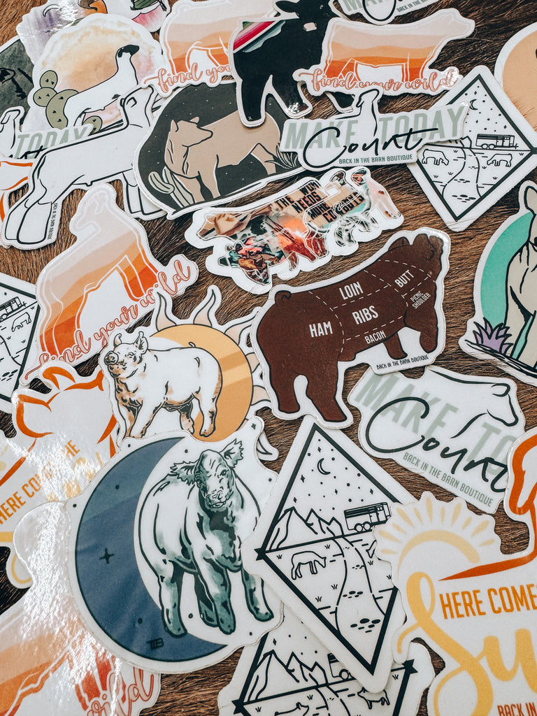 *SALE* 10 Pack of Discontinue Stickers