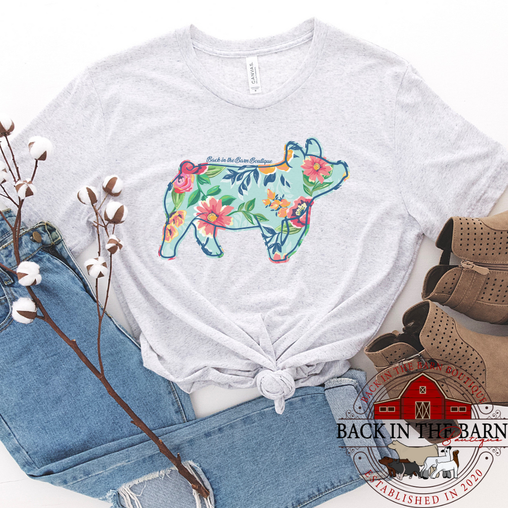 Floral Pig Shirt