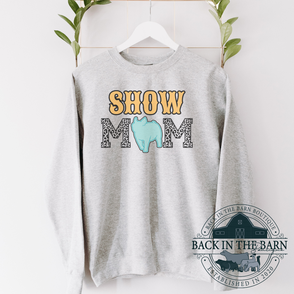 Show Mom Pig Crewneck