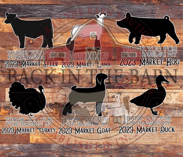 2023 Thank You Buyers Tumblers