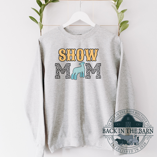 Show Mom Lamb Crewneck Back in the Barn Boutique