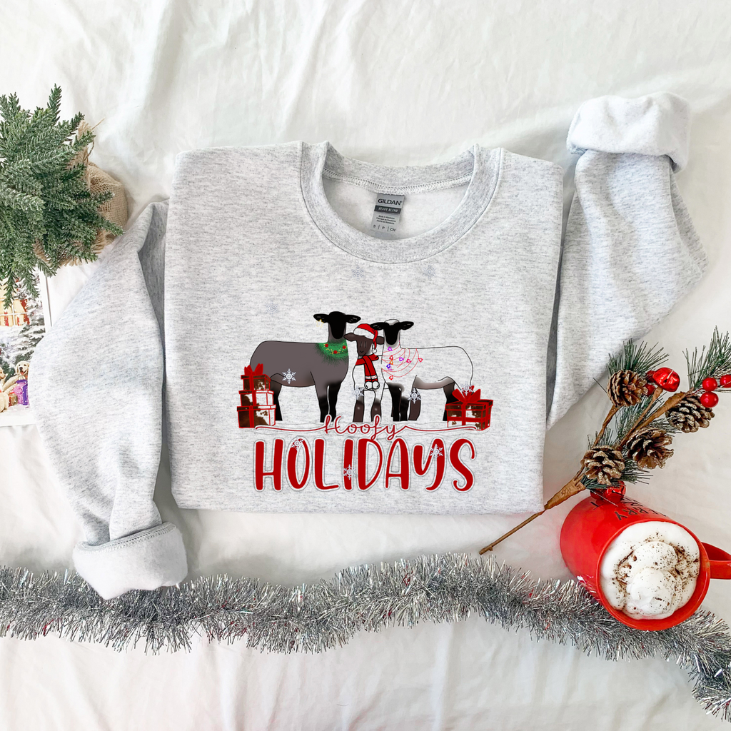 Hoofy Holidays Lamb Crewneck