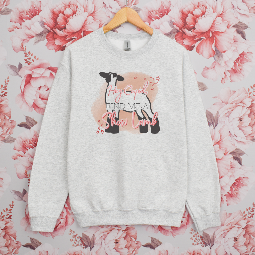 Hey Cupid Lamb Crewneck