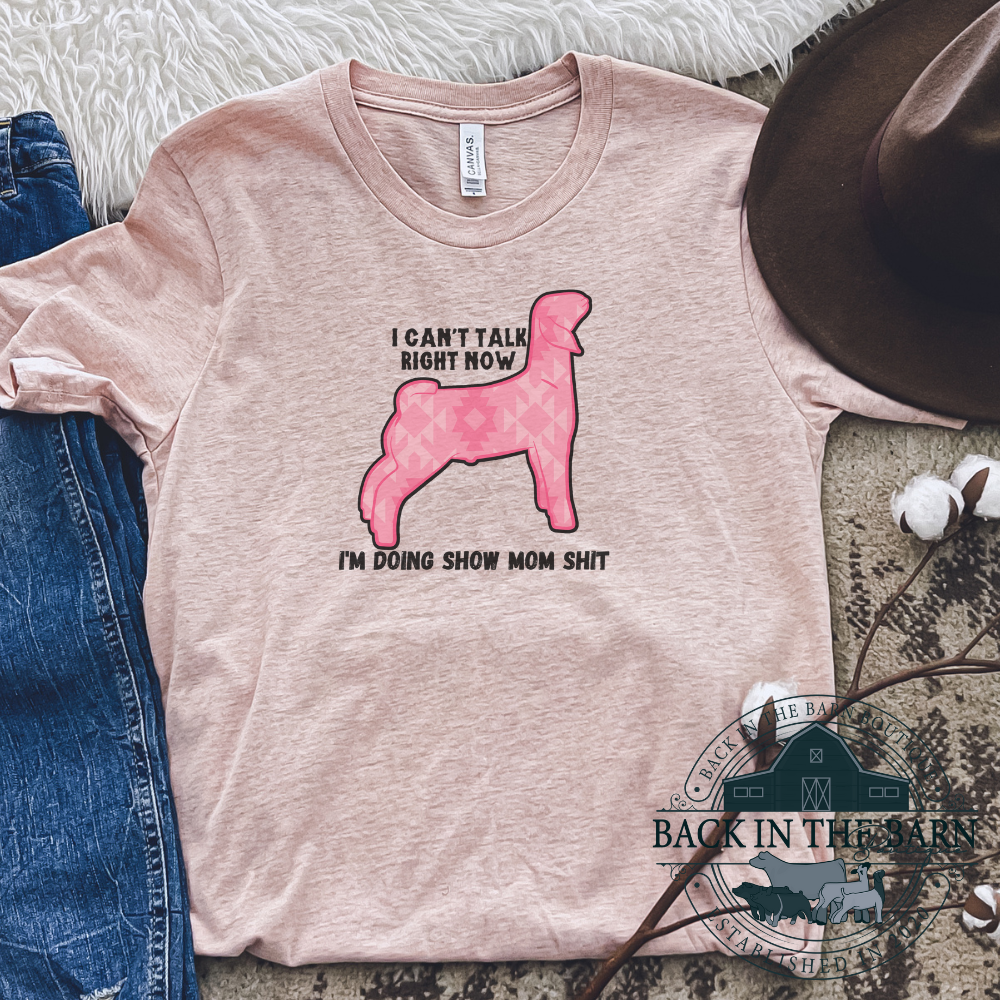 Pink Show Mom Sh*t Goat Shirt