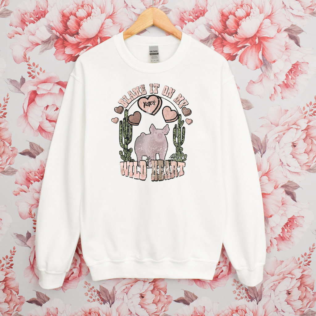 Wild Heart Pig Crewneck