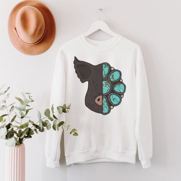 Girls Best Friend Pig Crewneck