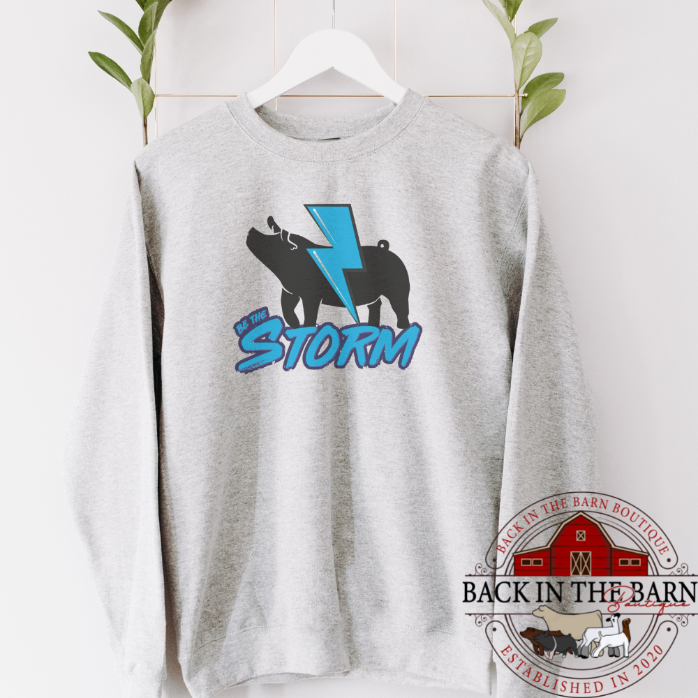 Be The Storm Pig Crewneck