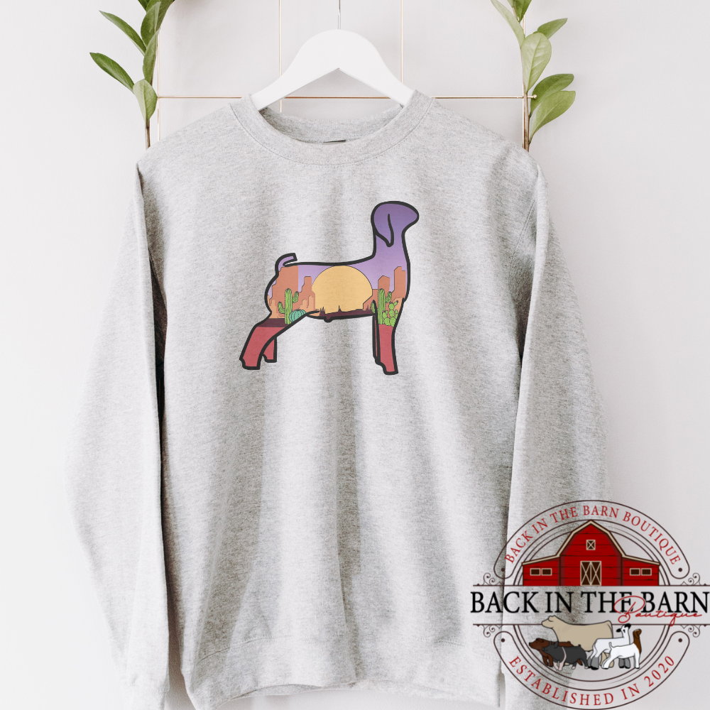 Desert Dreamer Goat Crewneck