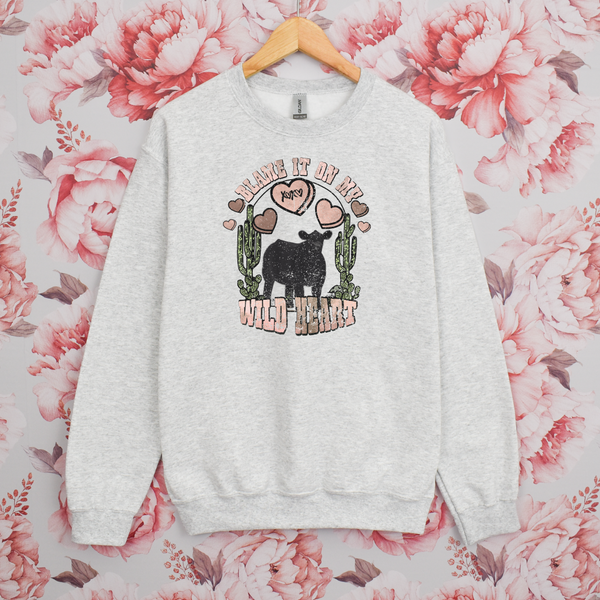 Wild Heart Cattle Crewneck