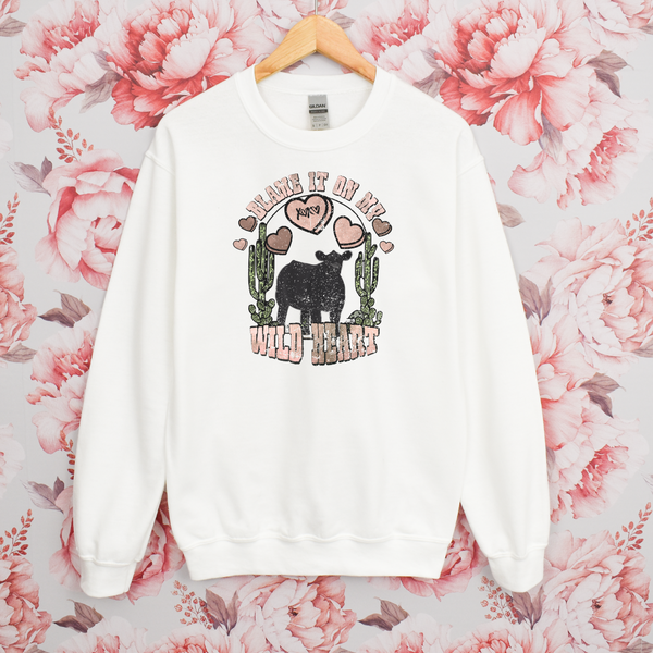 Wild Heart Cattle Crewneck