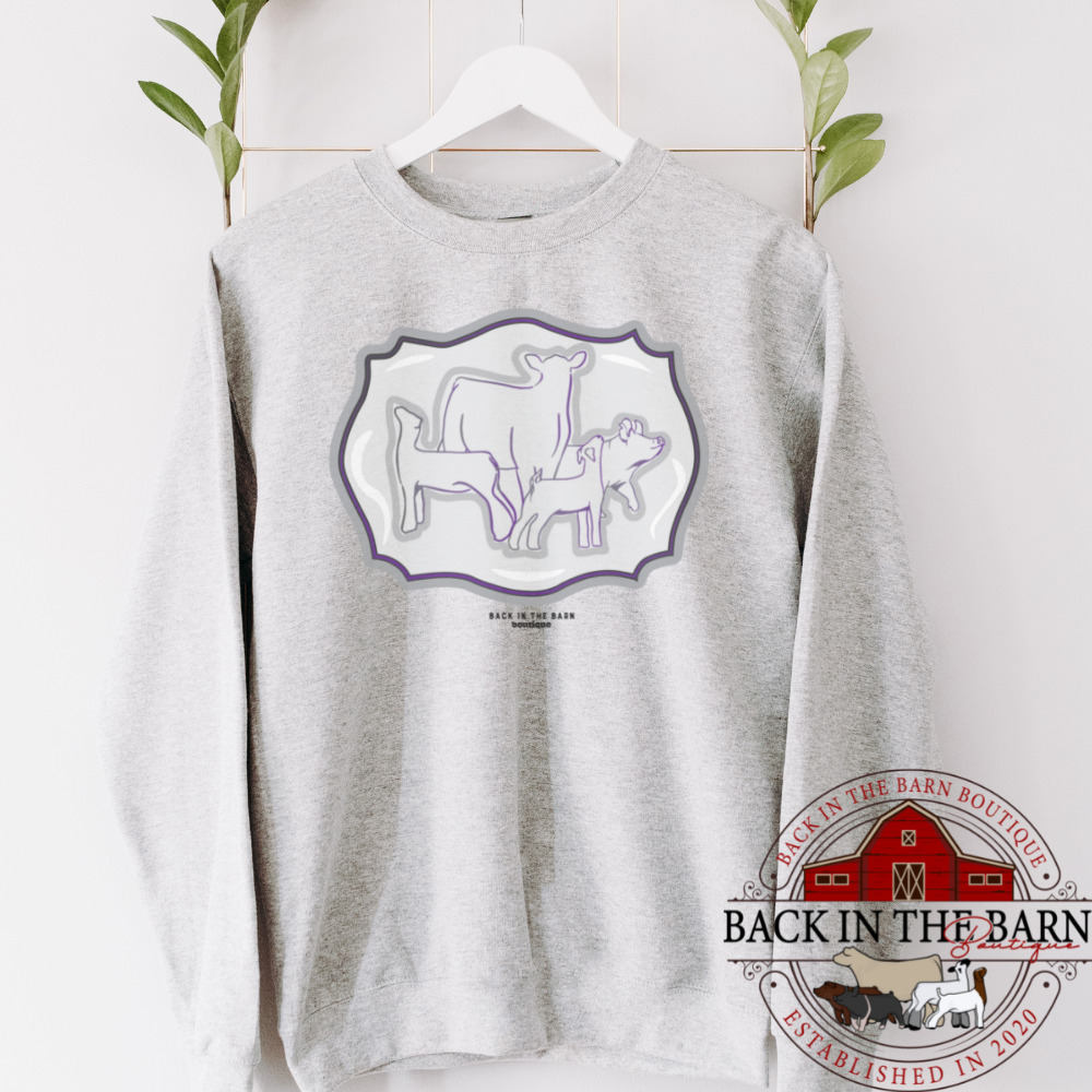 Buckle Babes Livestock Crewneck