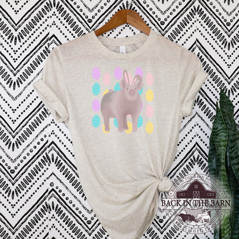 Easter Egg Hunt Pig Shirt